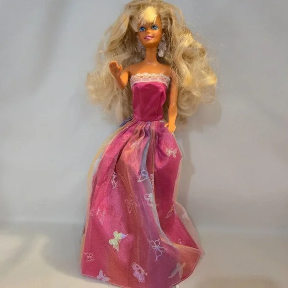 Barbie Sun Jeweled with pink swimsuit and gown - Picture 6 of 7